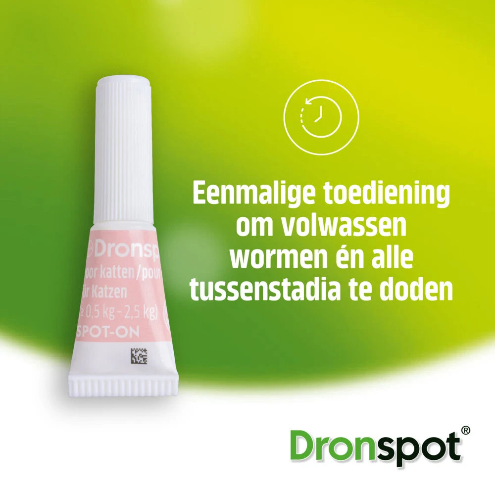 Dronspot Spot On Kat Anti Vlooien En Teken Druppels Kat 5 - 8 Kg 5 Dronspot Spot On Kat Anti Vlooien En Teken Druppels Kat 5 - 8 Kg - Afbeelding 3