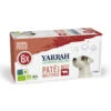 4x Yarrah Bio Hondenvoer Multipack Paté Graanvrij Rund - Kip -Dierenbenodigdheden Winkel 1003009