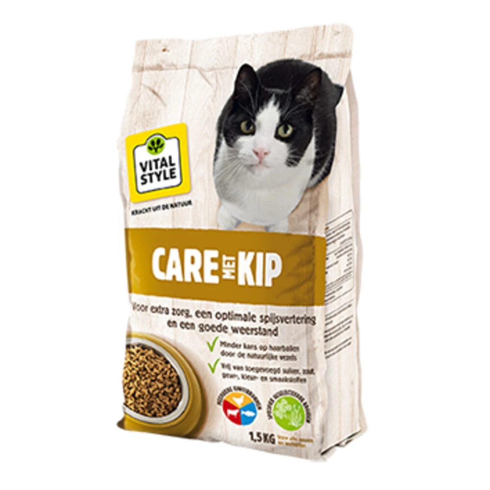 VITALstyle Kattenvoer Care Kip 4 VITALstyle Kattenvoer Care Kip - Afbeelding 2