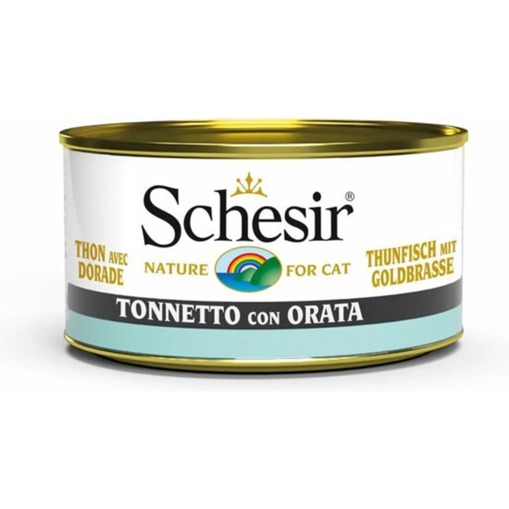 14x Schesir Katten Natvoer Blik Tonijn En Zeebrasem 3 14x Schesir Katten Natvoer Blik Tonijn En Zeebrasem