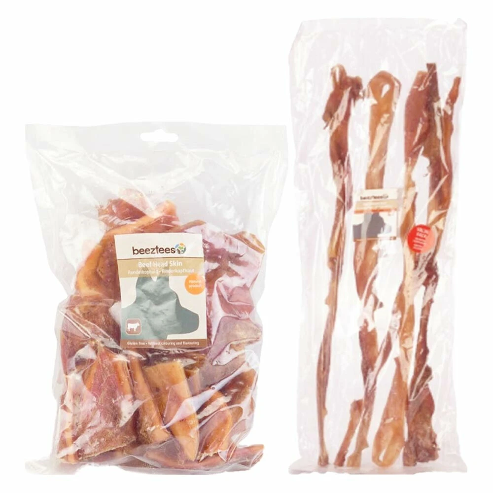 Beeztees Runderkophuid Traktatie Pakket 3 Beeztees Runderkophuid Traktatie Pakket