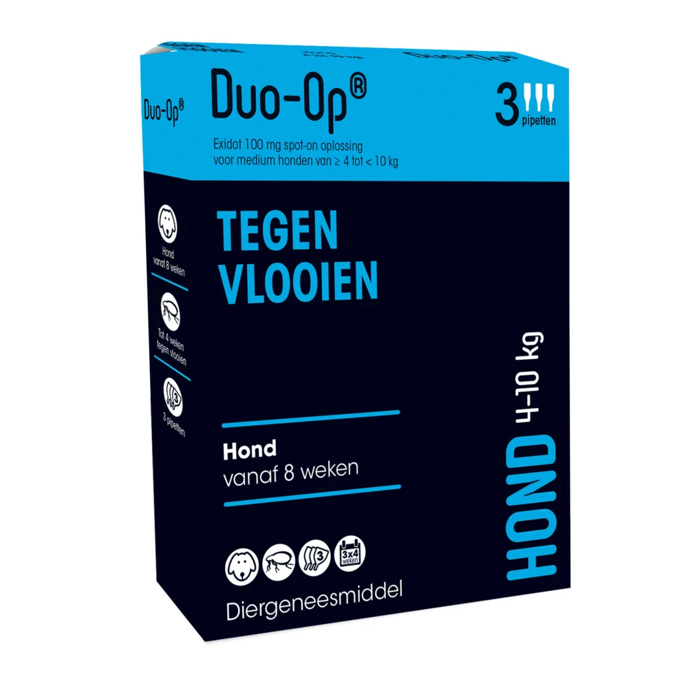 Duo-op Anti Vlooiendruppels Hond 4 - 10 Kg 3 Duo-op Anti Vlooiendruppels Hond 4 - 10 Kg