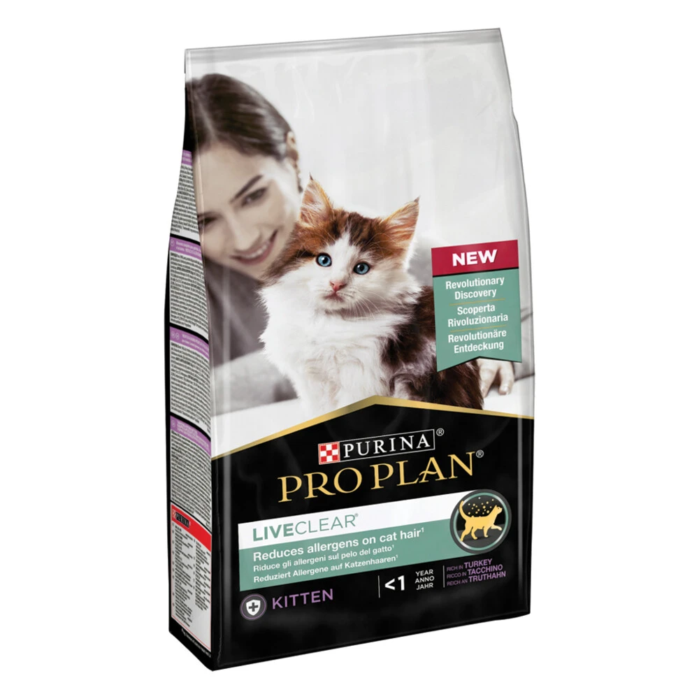 Pro Plan LiveClear Sterilised Kitten Kalkoen 4 Pro Plan LiveClear Sterilised Kitten Kalkoen - Afbeelding 2
