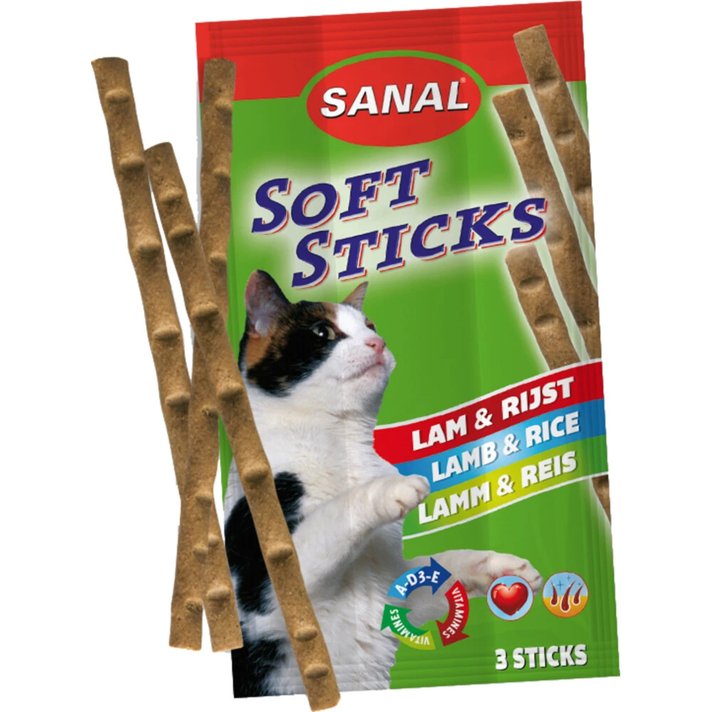 35x Sanal Kat Sticks Lam - Rijst 3 35x Sanal Kat Sticks Lam - Rijst