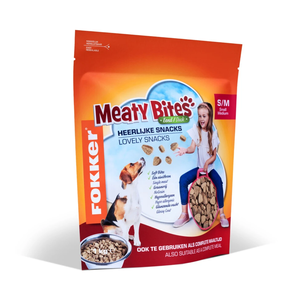 10x Fokker Meaty Bites Small - Medium 3 10x Fokker Meaty Bites Small - Medium