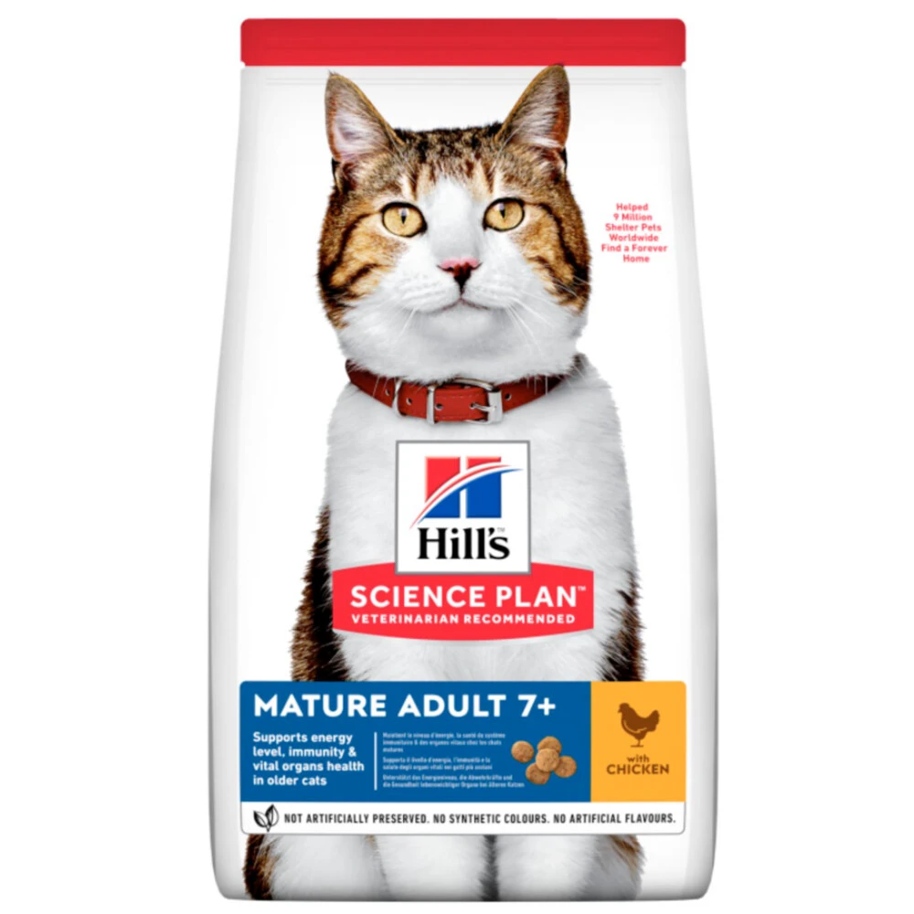 Hill's Hillu0027s Science Plan Kattenvoer Mature Adult Kip 3 Hill's Hillu0027s Science Plan Kattenvoer Mature Adult Kip