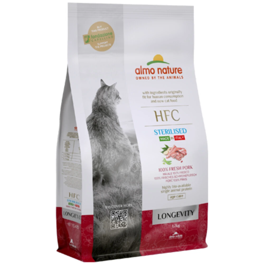 Almo Nature HFC Longevity Sterilised Senior Kattenvoer Vers Varkensvlees 3 Almo Nature HFC Longevity Sterilised Senior Kattenvoer Vers Varkensvlees