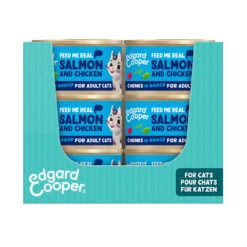 18x Edgard & Cooper Kattenvoer Chunks Zalm - Kip