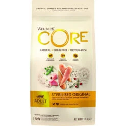 Wellness Core Kattenvoer Sterilised Kip - Kalkoen