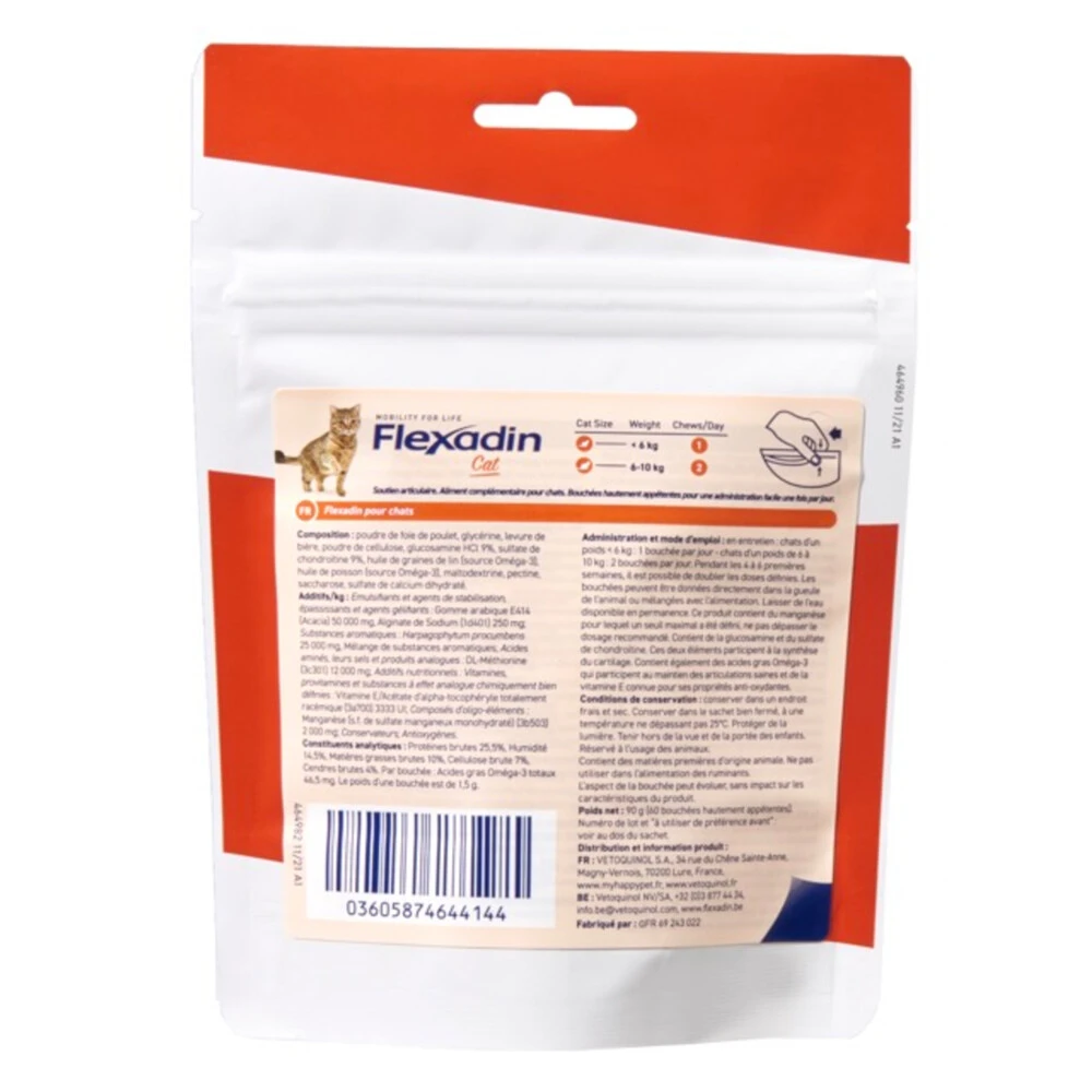 Flexadin Cat Kauwbrokjes 4 Flexadin Cat Kauwbrokjes - Afbeelding 2