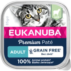 16x Eukanuba Lams Pate Graanvrij Adult Kat