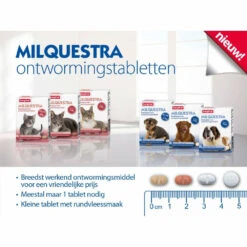 Beaphar Milquestra Ontworming Tabletten Kat 2 - 12 Kg -Dierenbenodigdheden Winkel 975813 3
