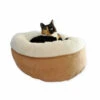 Afp Lambswool Donut Bed Tan -Dierenbenodigdheden Winkel 988092