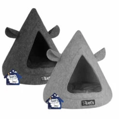 Letu0027s Sleep Pet Cave TeePee Grijs -Dierenbenodigdheden Winkel 989823 3