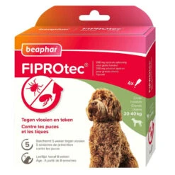 Beaphar Fiprotec Anti Vlooien En Teken Druppels Hond 20 - 40 Kg